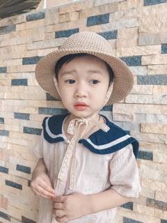 Mũ ajuma sợi thô cho bé