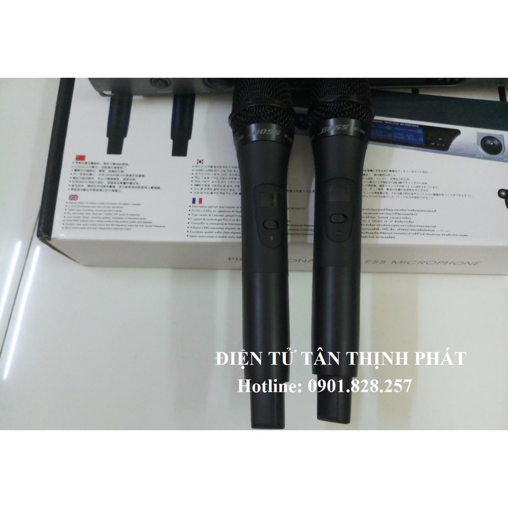 [CHỐNG HÚ TỐTMicro không dây  boss mt-990 hàng chuẩn cao cấp- boss mt990- boss mt 990 - micro không dây