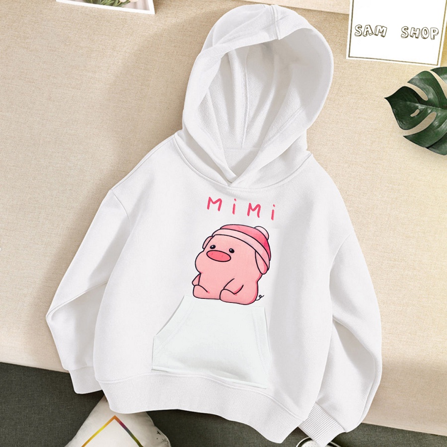 Áo hero team áo hoodie nỉ bông màu trắng đủ size cho bé trai bé gái