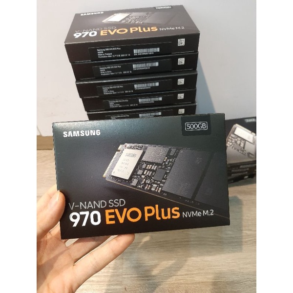Ổ cứng SSD Samsung 970 EVO plus 500GB PCIe NVMe M.2 2280 - Gen3 x4 MZ-V7S500BW | BigBuy360 - bigbuy360.vn