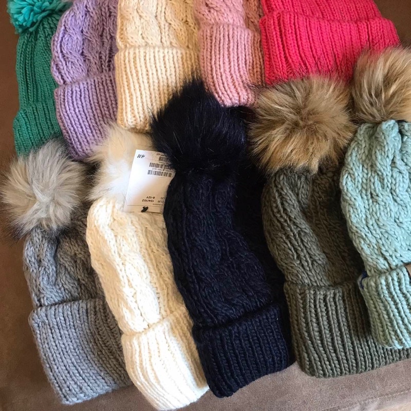 Mũ len vặn thừng HM