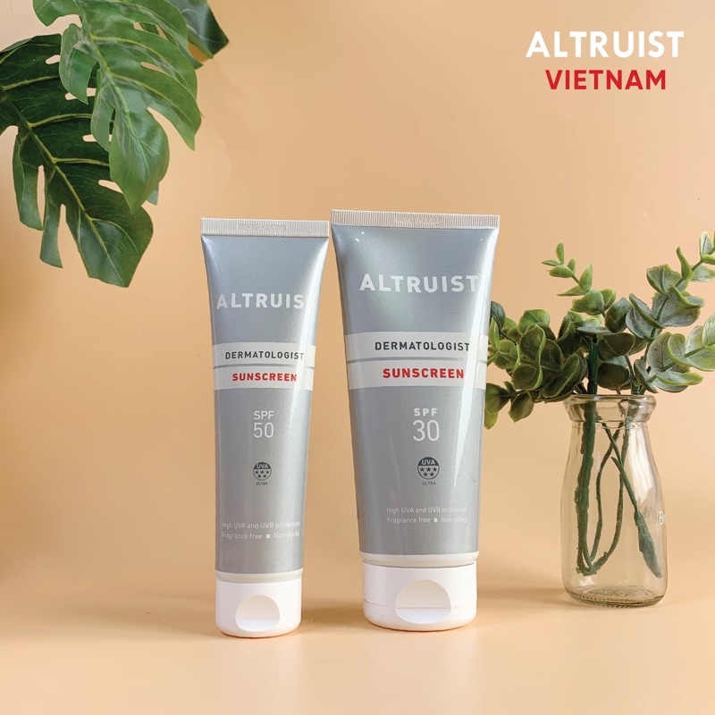 Kem chống nắng cho da nhạy cảm Altruist Dermatologist Sunscreen SPF 30, SPF 50