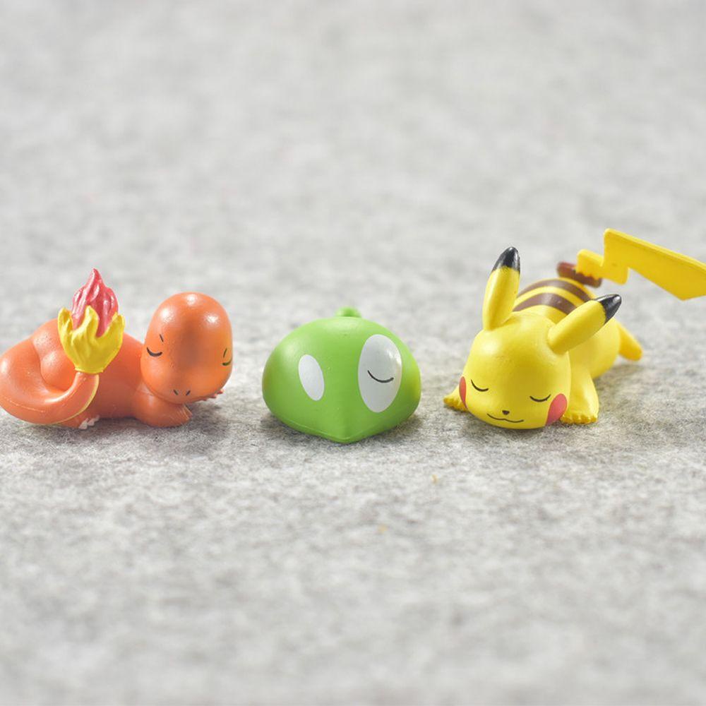 Set 6 Đồ trang trí Đồ Chơi Nhân Vật Hoạt Hình Pokemon