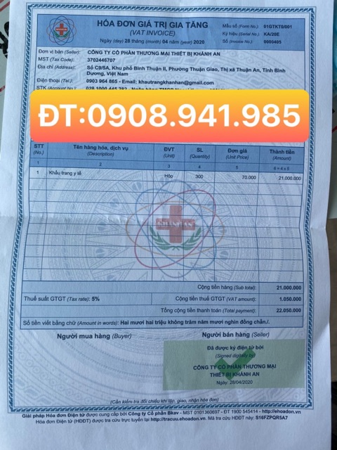 1 HÔP KHAU TRANG Y TE KHÁNH AN ( HỘP 50 CÁI, ĐÓNG BỊCH 10 CÁI ) | BigBuy360 - bigbuy360.vn