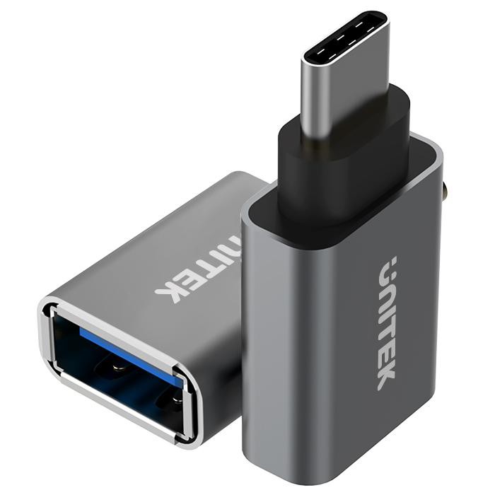 Đầu đổi Type C 3.1 -&gt; USB 3.0 OTG Unitek YA 025CGY