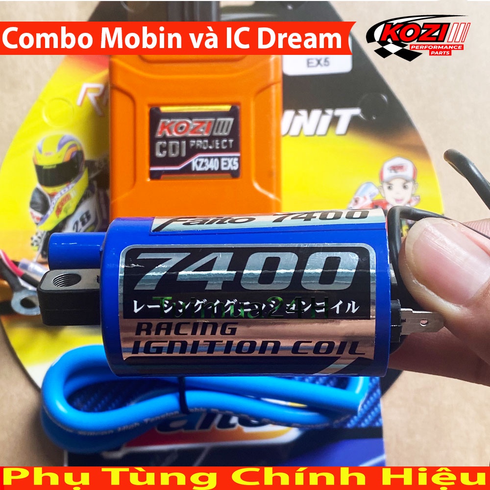 Combo mở tua mobin sườn 5400 và ic Kozi 5 Chân , Dream, Wave100, Sirius 50cc, Galaxy50cc