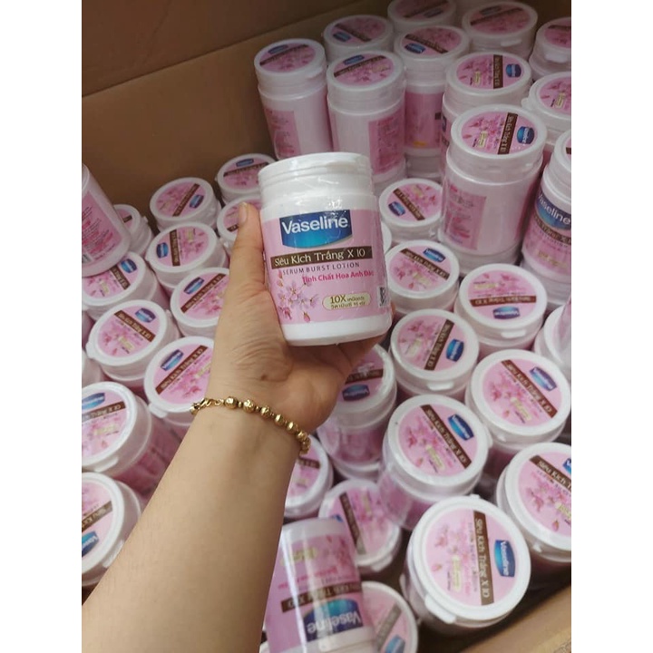 Siêu kích trắng vasaline x10