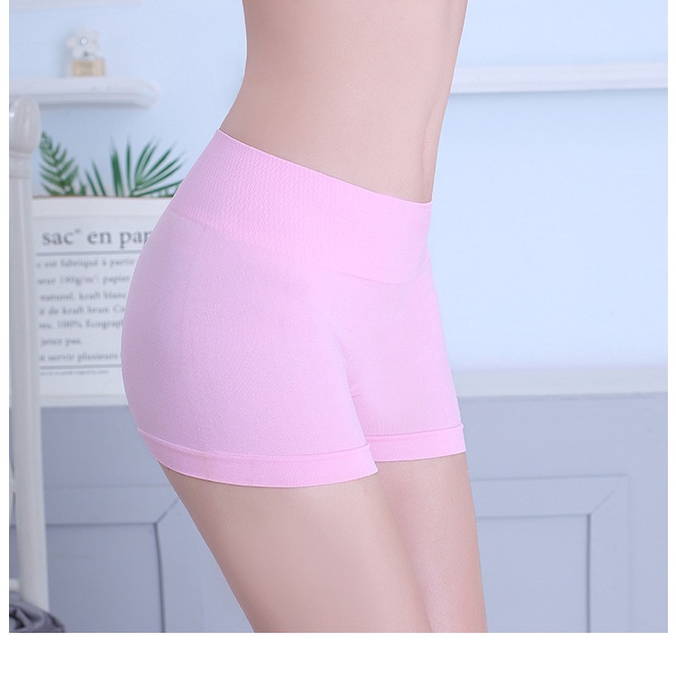 Quần lót boxer lưng vừa nâng mông không đường may thoáng khí thoải mái thân thiện với làn da cho nữ