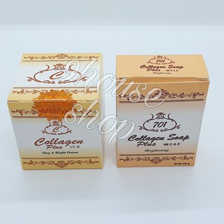(RÁCH BAO BÌ)Bộ Kem Dưỡng Trắng Da Collagen Plus Vit E (Nám/Tàn Nhang)