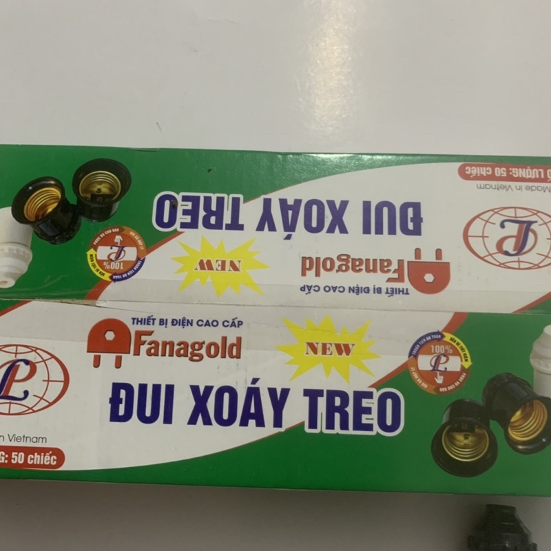 Đui bóng đèn xoáy e27, chuôi đuôi đèn e27