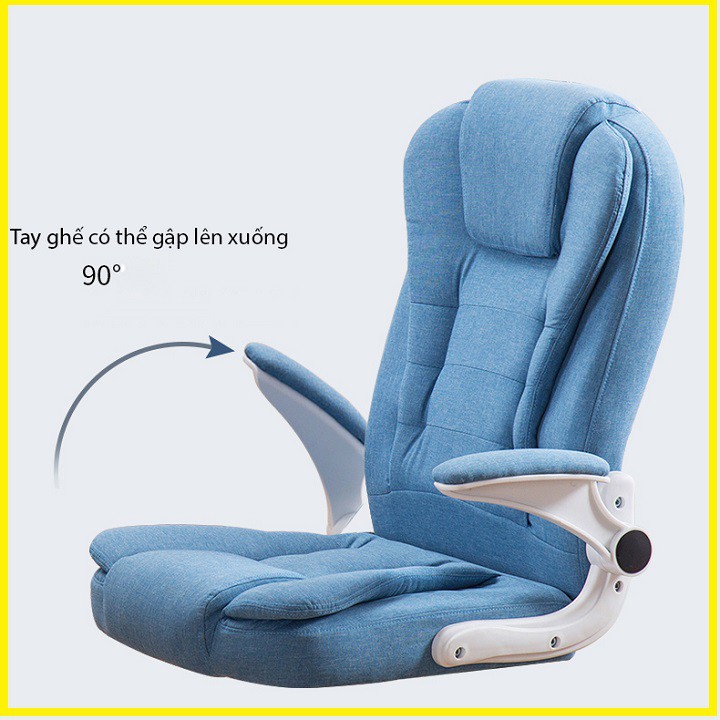 Ghế xoay văn phòng bọc nỉ cao cấp  YIRUITE, tay gấp 90 độ YIRUITE