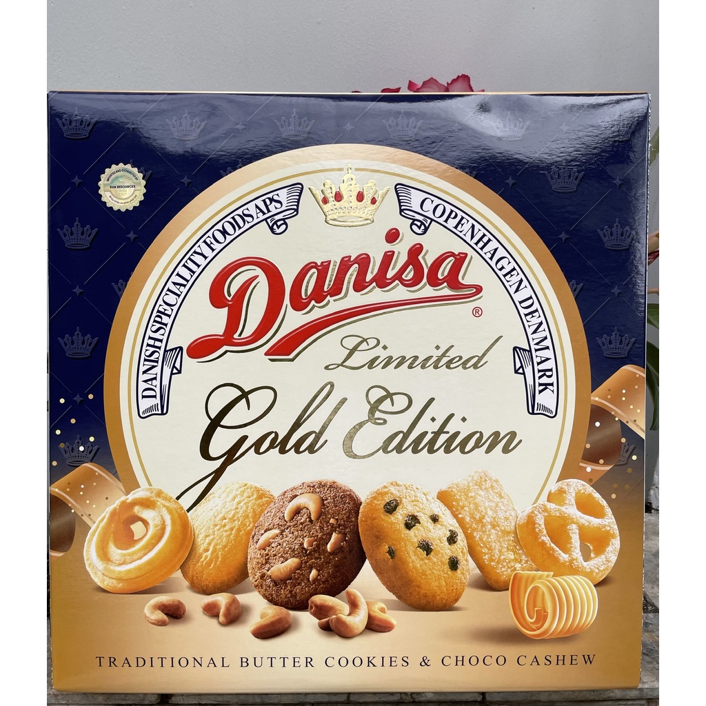 Bánh Quy Bơ Danisa Limited Gold Edition (Hộp 792g)