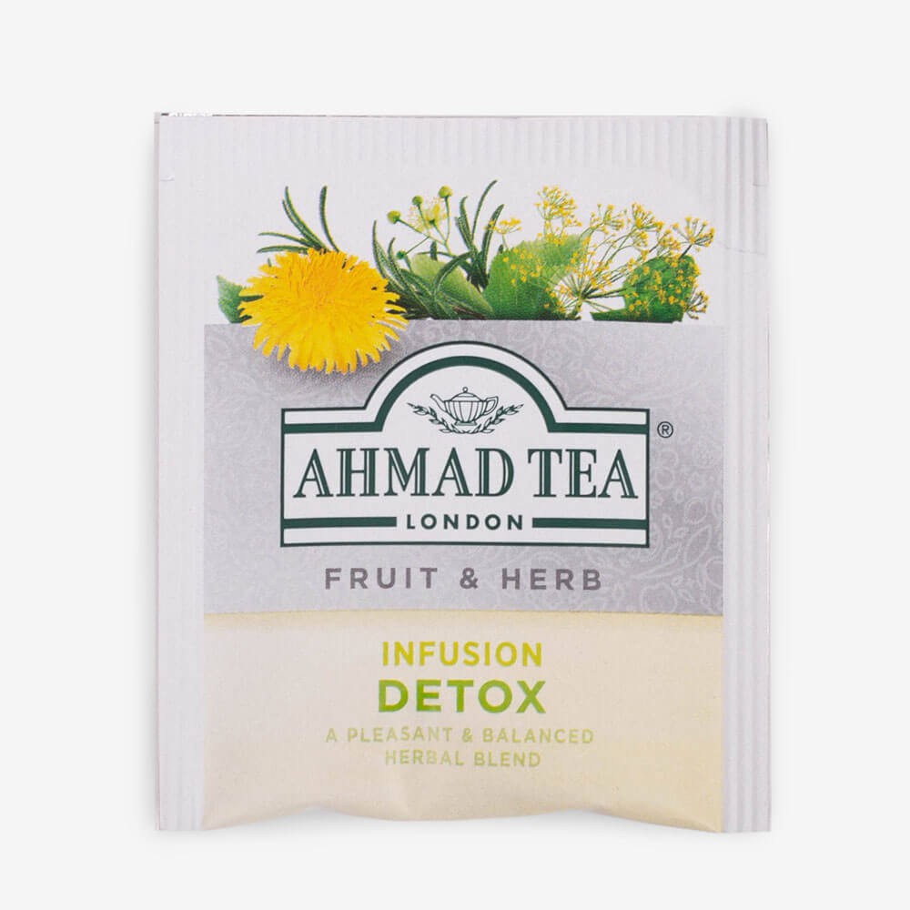 Trà thanh lọc cơ thể, thải độc Detox Anh Quốc 40g (20 túi x2g) - Ahmad Detox Tea 40g/20bags