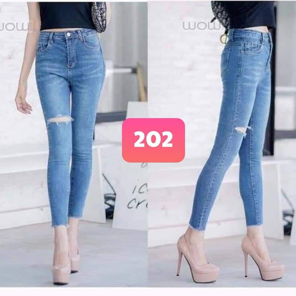 Quần jean baggy nữ ống suông cạp cao hàn quốc gấp lai cách điệu Tulibs BG5059