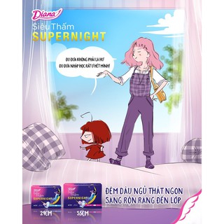 Băng vệ sinh Diana Super Night 29cm 4 miếng