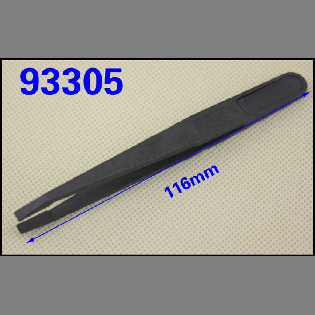 Nhíp Nhựa PPS + Sợi Nhựa Màu Đen Kích Thước Tổng Thể: Aptx. 12X1.1X1.4Cm / 4.7