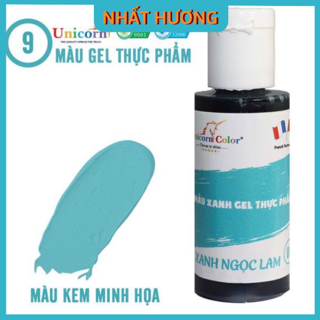 Màu Gel Xanh Ngọc Lam Unicorn D09 28gr