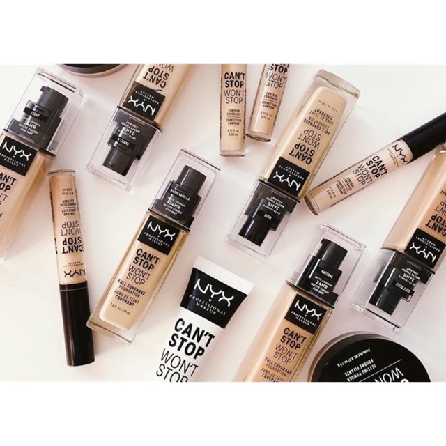 KEM NỀN NYX CAN'T STOP WON'T STOP FULL COVERAGE FOUNDATION.