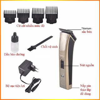 Tông Đơ Cắt Tóc Kemei 5017 - Tông Đơ Trấn Viền Cho Salon - Gia Đình Và Bé