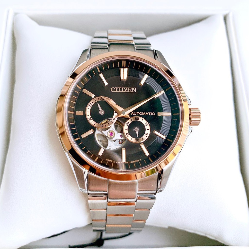 Đồng Hồ Citizen Automatic NP1014-51E Nam Máy Cơ Kính Sapphire đẳng cấp doanh nhân-phong cách body