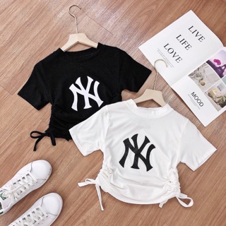 ✅Áo Croptop Rút dây 2 bên NY