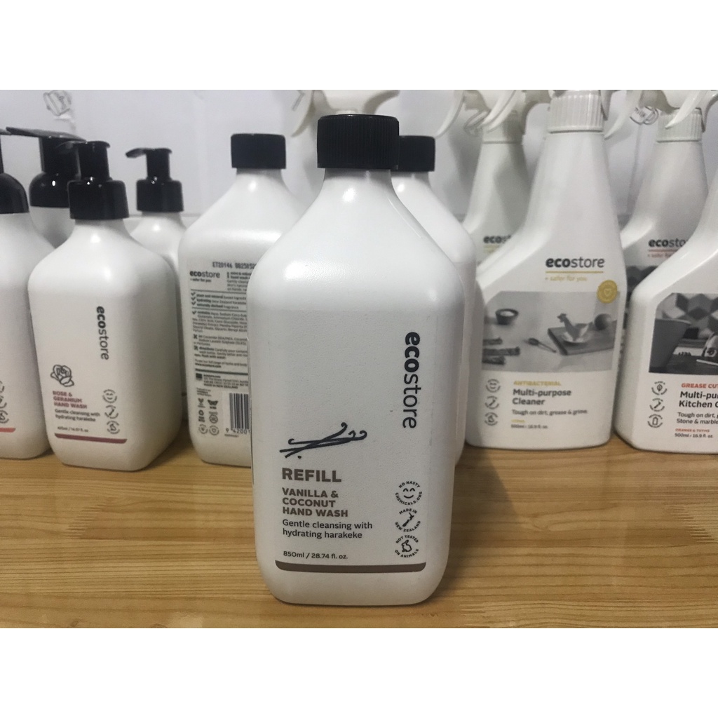 Nước rửa tay hương bạc hà và mật ong Manuka gốc thực vật Ecostore Refill - New Zealand