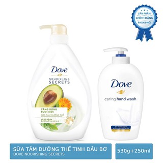 Sữa Tắm Dove Liệu Pháp Tươi Mới 530g Tặng Sữa Rửa Tay 250ml
