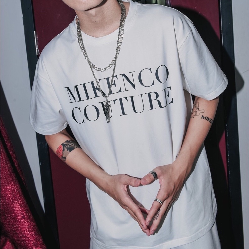 Áo phông ngắn tay mikenco couture cho nam nữ