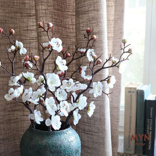 Hoa đào lụa hoa đào giả hoa lụa cao cấp dài 60cm