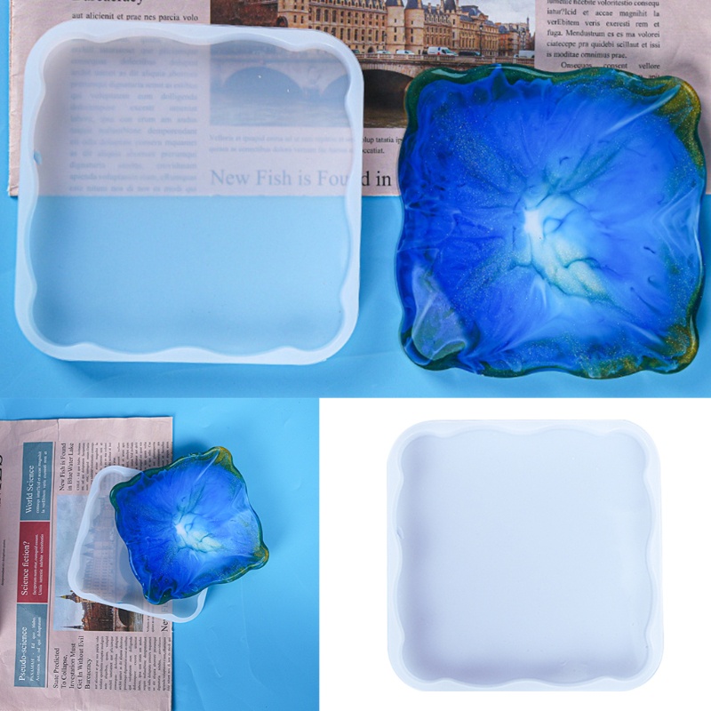 Khuôn Silicone Làm Đế Lót Ly Họa Tiết Hình Thoi