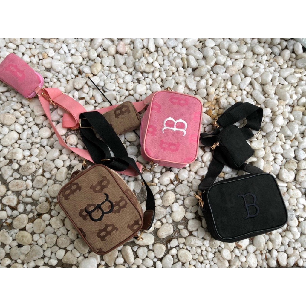 Bộ đôi túi xách nữ kèm ví nhỏ - túi đeo chéo đeo vai nữ thời trang 362