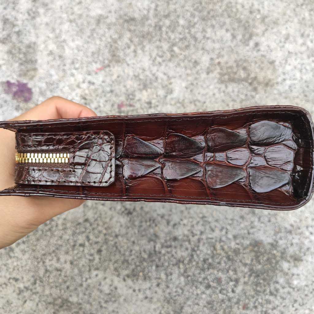 Clutch cầm tay da cá sấu cho nam
