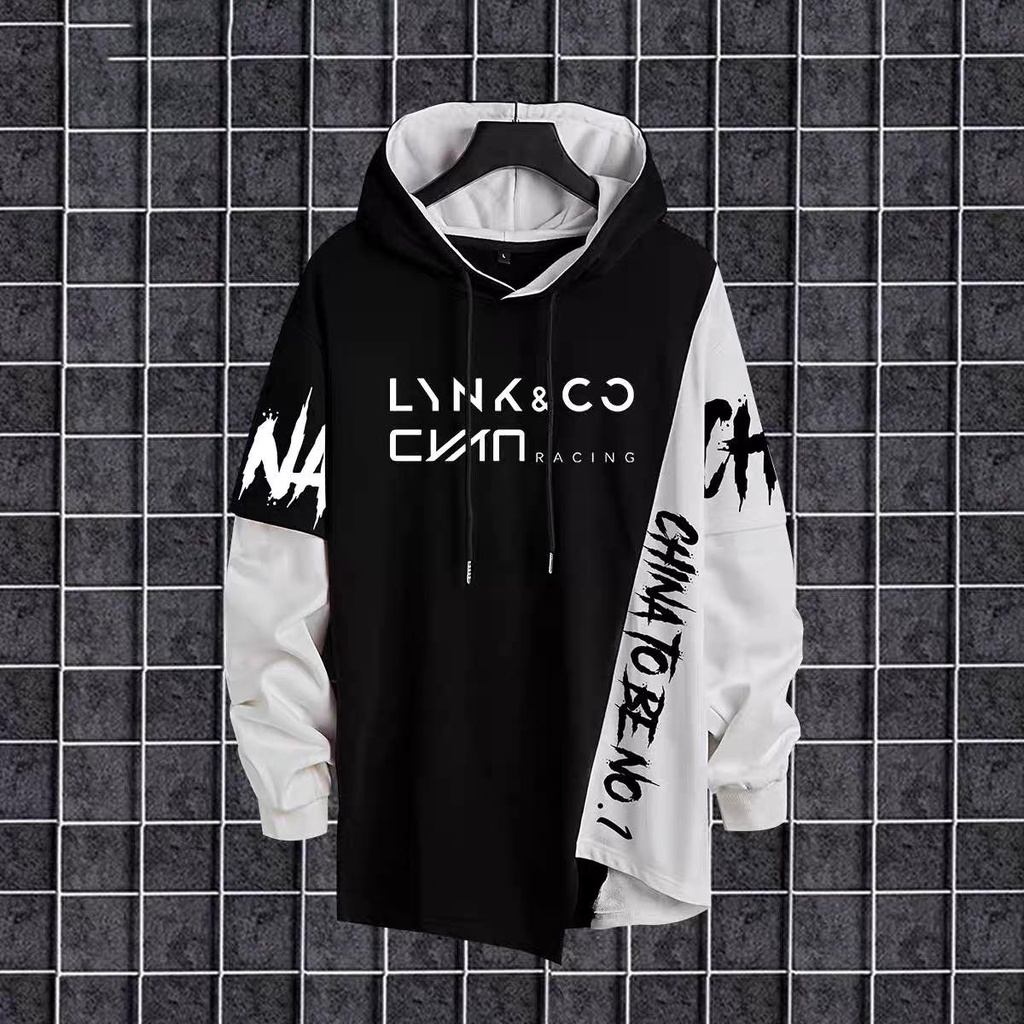 Áo Hoodie Nam Nữ Unisex Dài Tay Có Mũ Phối Dây In Chữ LYNK & CO Phong Cách Thể Thao Zenkonu TOP NAM 1000210