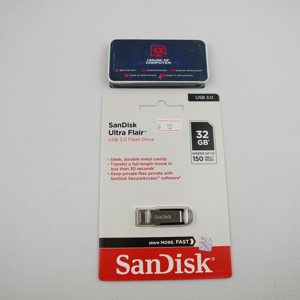 Thẻ Nhớ Sandisk Ultra Flair 32gb Usb 3.0 130mb / S Cz73 Flashdisk