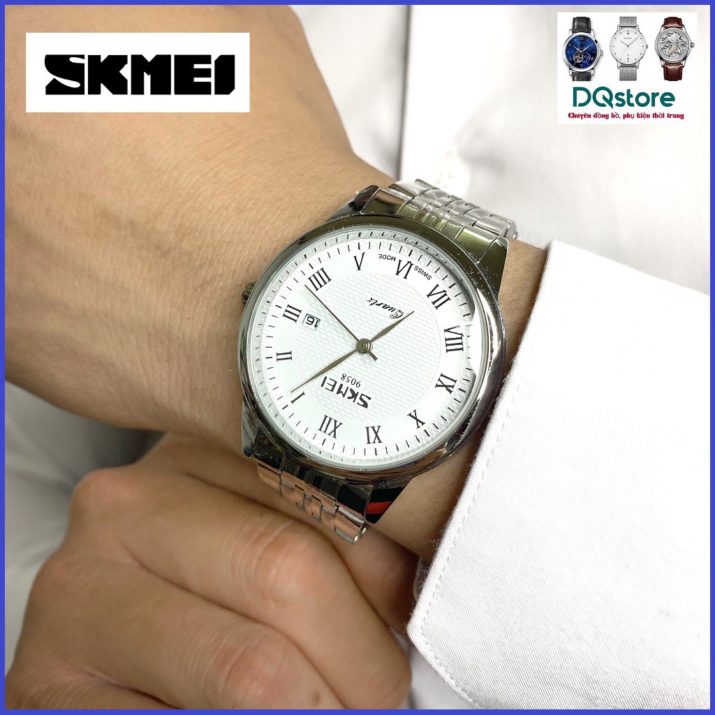 (CHÍNH HÃNG) đồng hồ nam chính hãng Skmei, dây thép chống rỉ 316l, kính cong saphire, chống nước tốt 3ATM | BigBuy360 - bigbuy360.vn