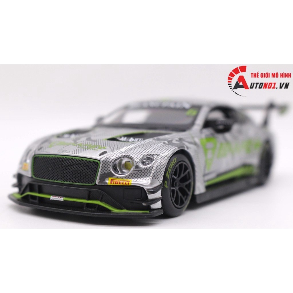 MÔ HÌNH XE BENTLEY CONTINENTAL GT3 2018 BLANCPAIN GT SERIES ASIA 1:32 MAKEDA 7781