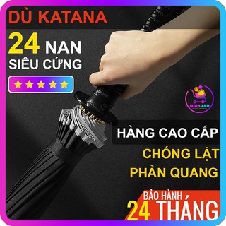 Dù KATANA 24 Nan Cao Cấp Siêu Đẹp, Dù 24 Nan, Dù 16 Nan Siêu Cứng Chống Lật