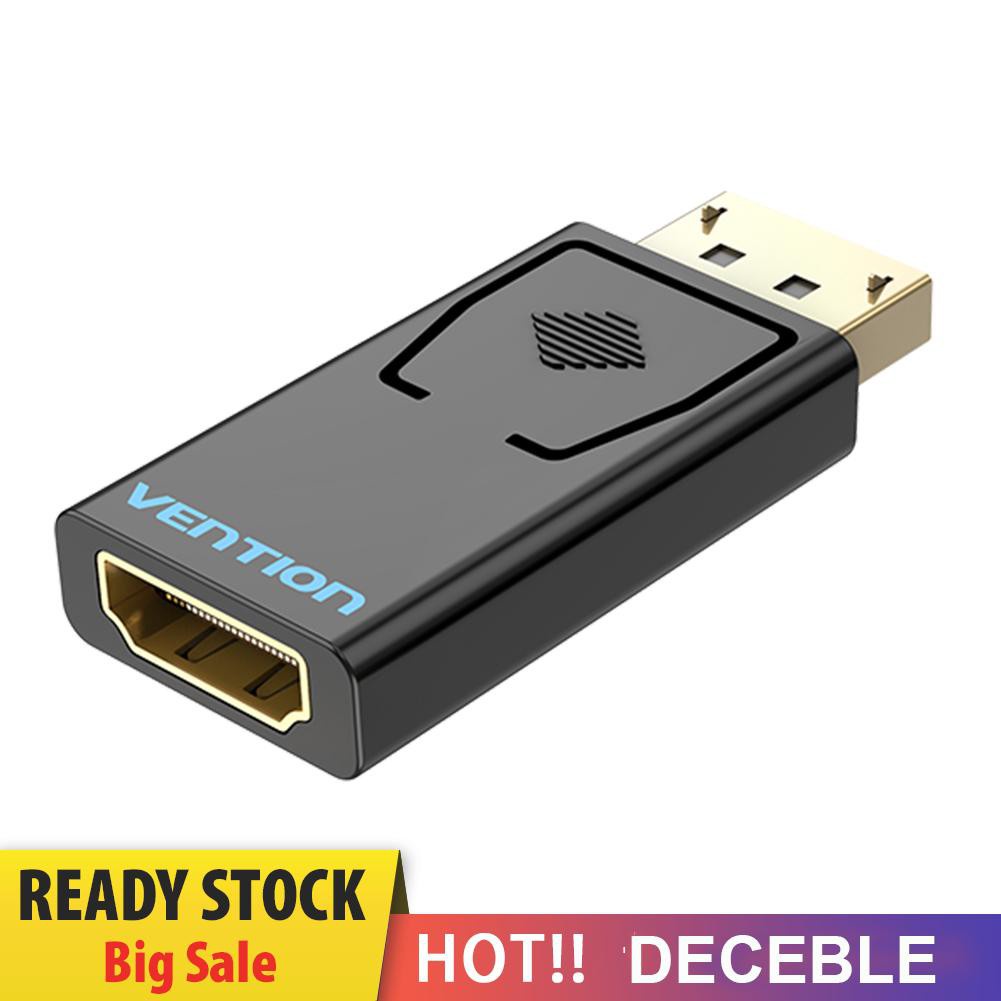 Deceble Vention HBKBO Male to Female DP to HDMI-compatible Audio Sync Transmission