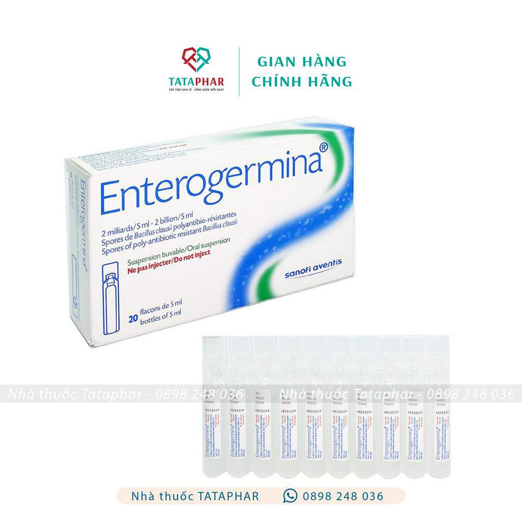Enterogermina -  Men vi sinh enterogermina 2 tỷ lợi khuẩn - Hộp 20 ống x 5ml