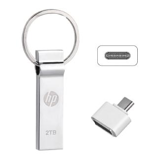 Waterproof 2TB Flash Drive with OTG Adapter High Speed Metal Flash Drive for Android