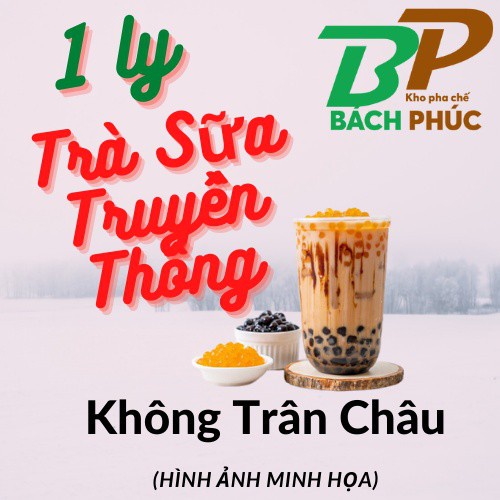 SET NGUYÊN LIỆU 1 LY TRÀ SỮA TRUYỀN THỐNG CHUẨN VỊ - NGUYÊN LIỆU NẤU TRÀ SỮA - KH PHA CHẾ ĐÀ NẴNG