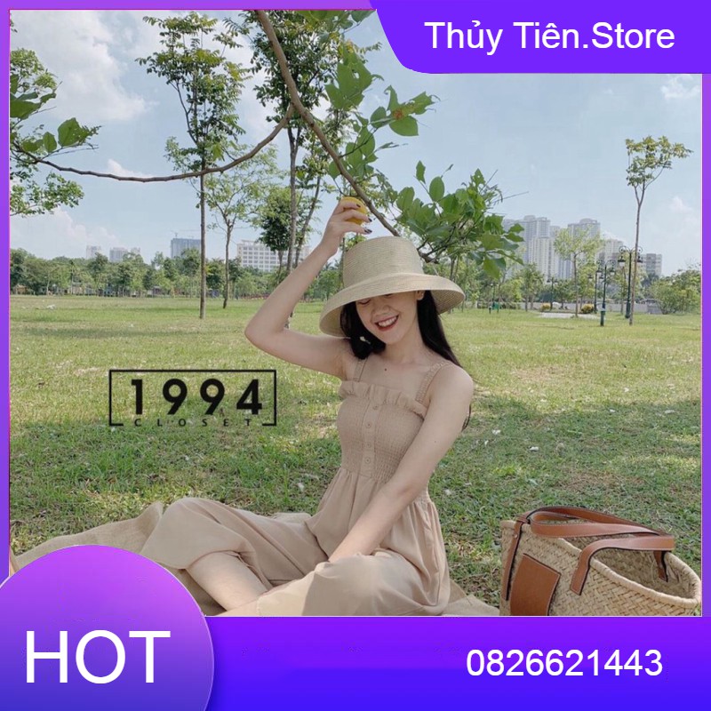 JUM HAI DÂY ĐŨI QUẦN SỚ LỬNG CHUN NGỰC CỰC HOT - JUMPSUIT 2 DÂY NHÚN BÈO ĐŨI BE ĐEN 💎 👗💝