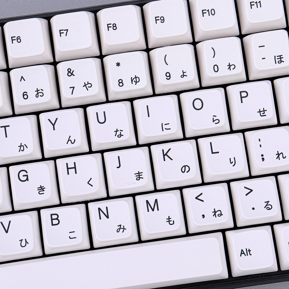 Pot Nắp Bàn Phím Nhuộm 122 Phím mda Màu Trắng Tối Giản Cá Tính Cho Bàn Phím Cơ Gmk pro / gk61