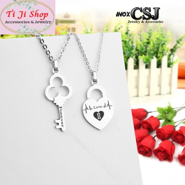 DÂY CHUYỀN CẶP,ĐÔI Ô CHÌA KHÓA MC269 - siêu đẹp chuẩn thời trang