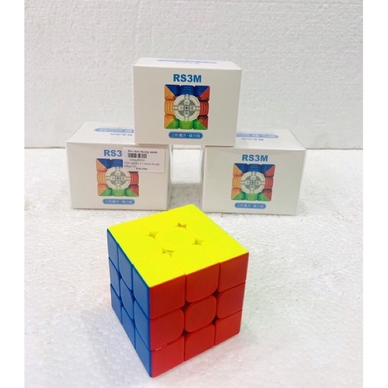 Rubik 3x3 RS3M 2020/ 2021 Maglev Chính Hãng MoYu MF3RS3 M Rubic Nam Châm