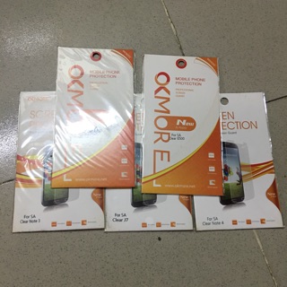 Miếng dán dẻo bảo vệ mặt kiếng dòng Samsung