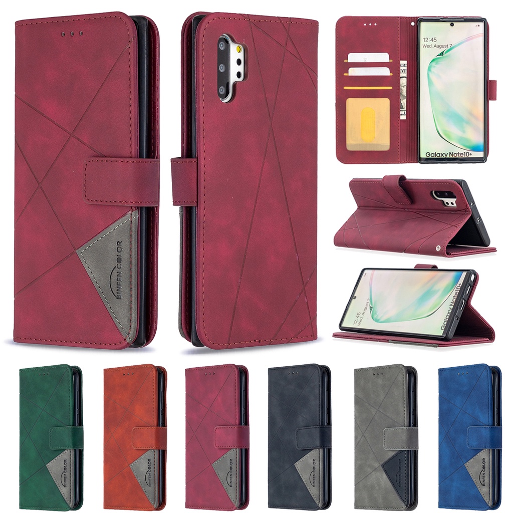 Case for Samsung Galaxy Note 10 / Note 10 Plus Ốp Ốp Bao Da Điện Thoại BF005 Cho