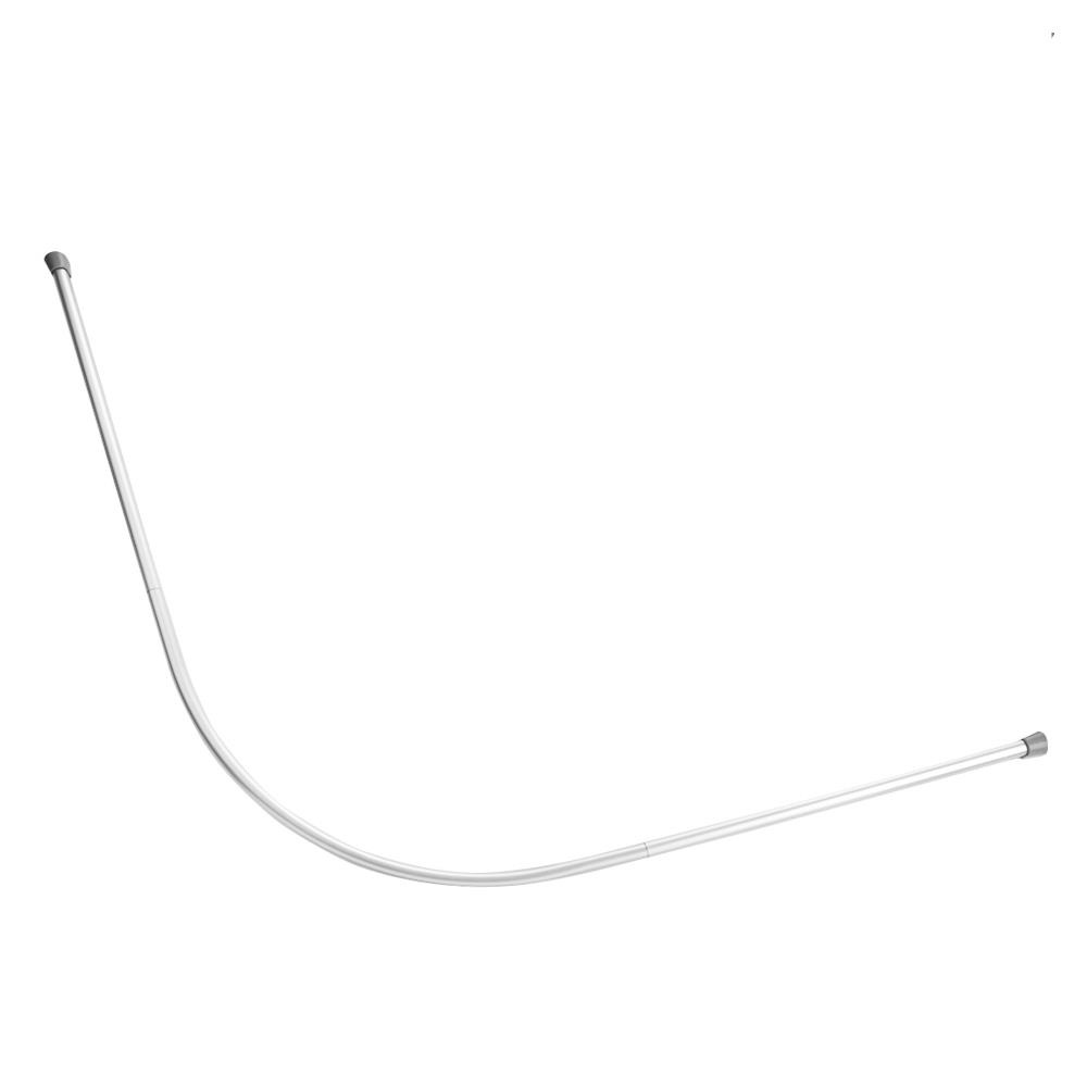 Homebase MOYA Thanh treo rèm tắm HM86311 bằng nhôm 71X1.7X0.25CM màu bạc