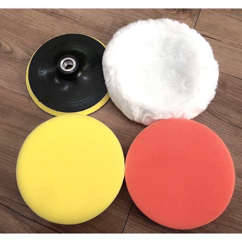 Bộ Phớt Đánh Bóng Ô Tô 15cm Loại Tốt Cho Máy Đánh Bóng M14 - Trường Thịnh Sài Gòn