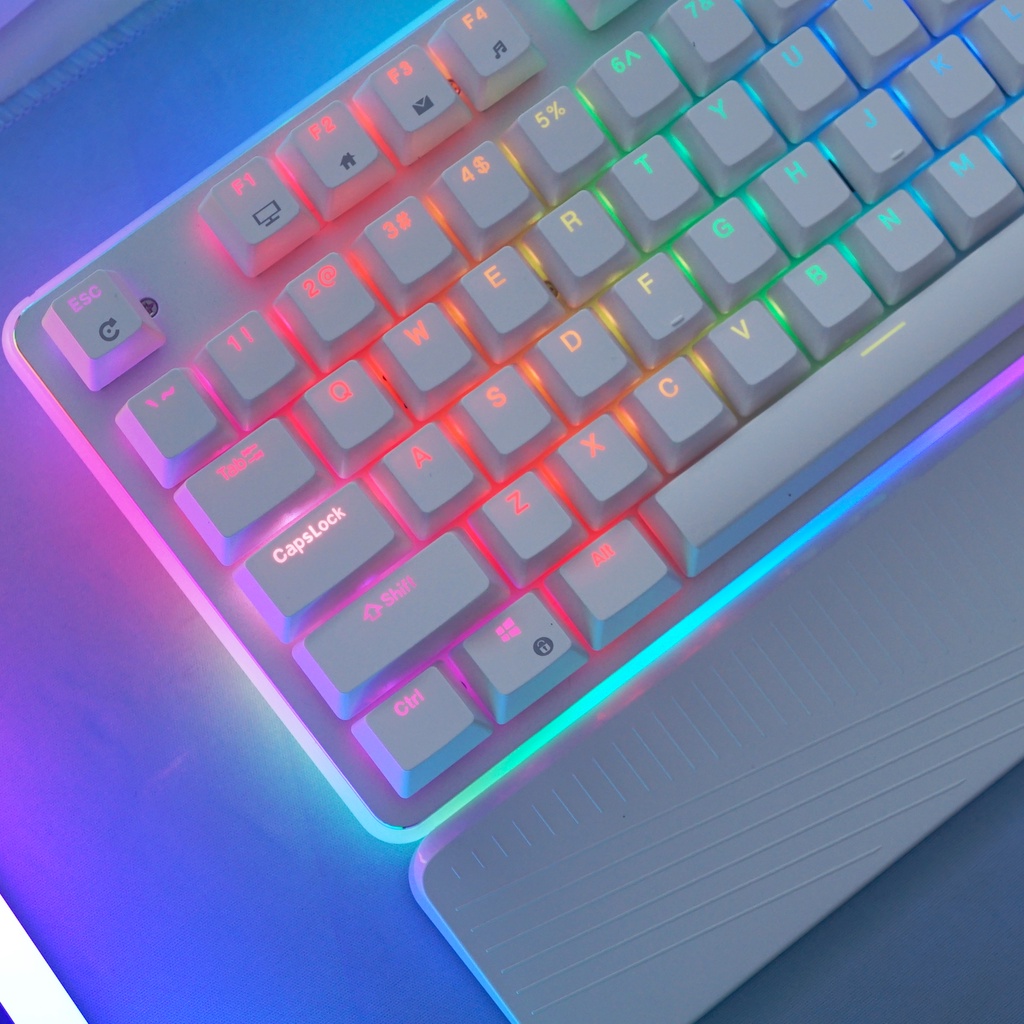 Bàn Phím Cơ, Bàn Phím Gaming, Bàn Phím Chuyên Game RK918 Full LED RGB